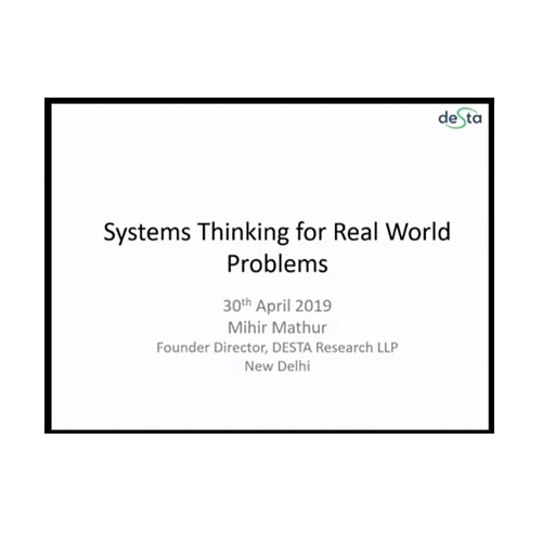 Systems Thinking for Real-World Problems – ISDM