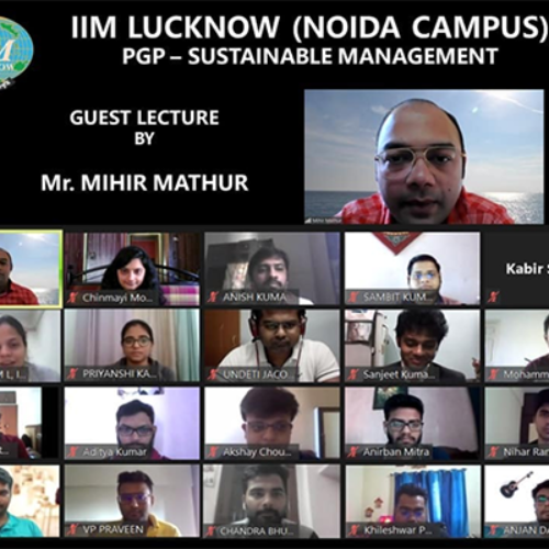 Guest Lecture on System Dynamics Modeling at IIM Lucknow – November 2020